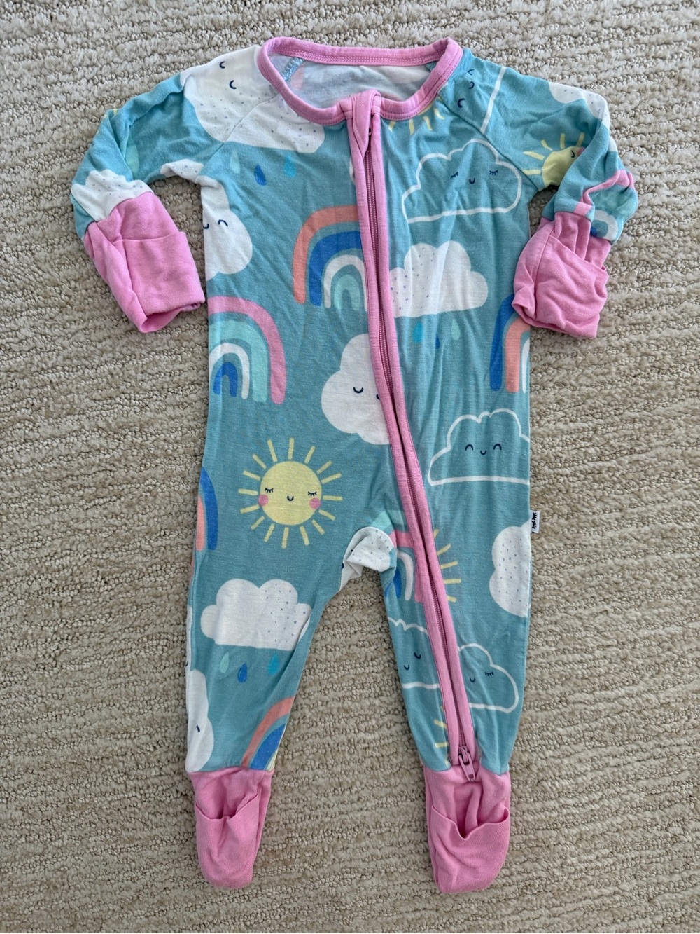Little Sleepies convertible romper sz newborn